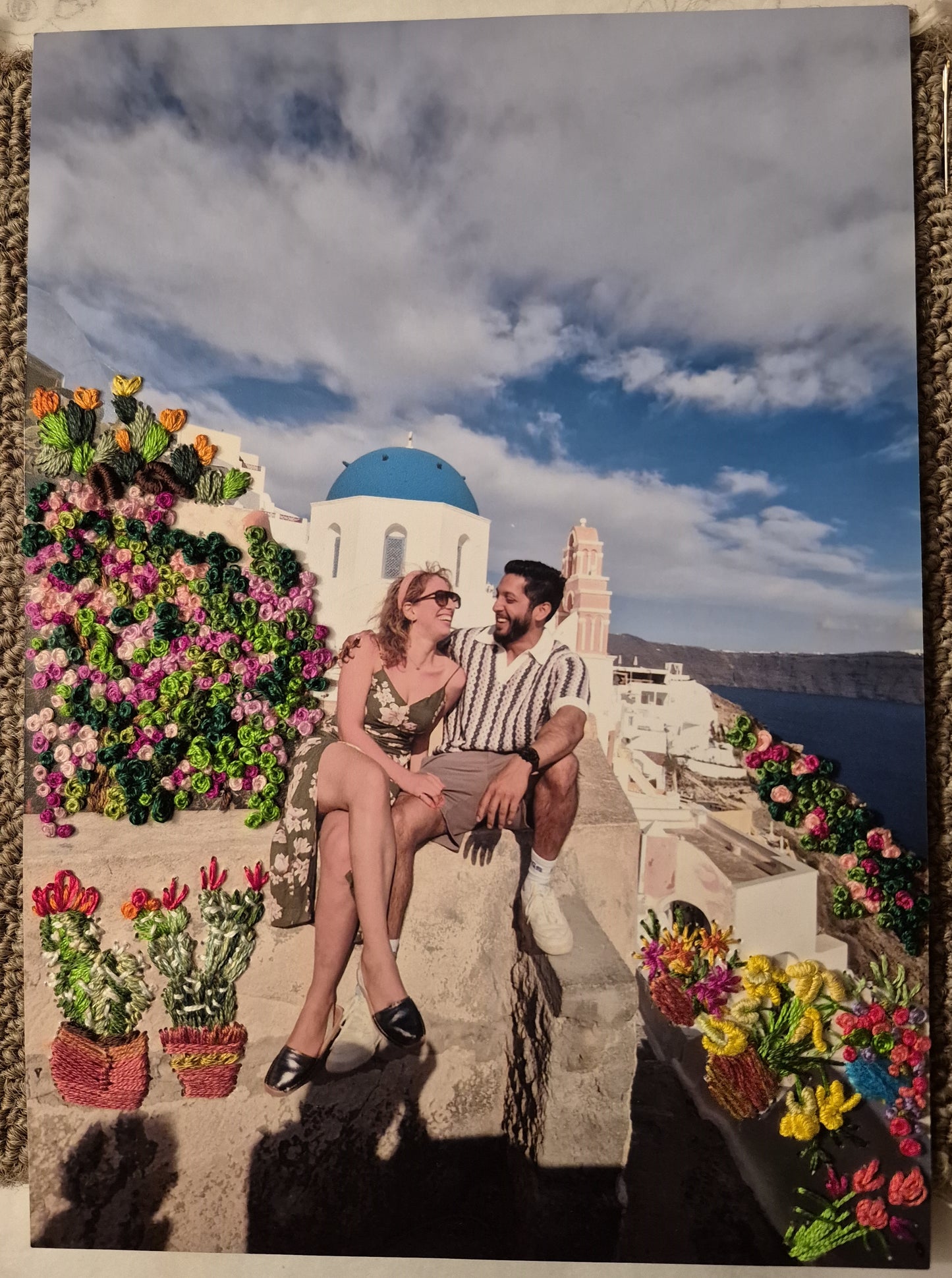 Santorini Flowers