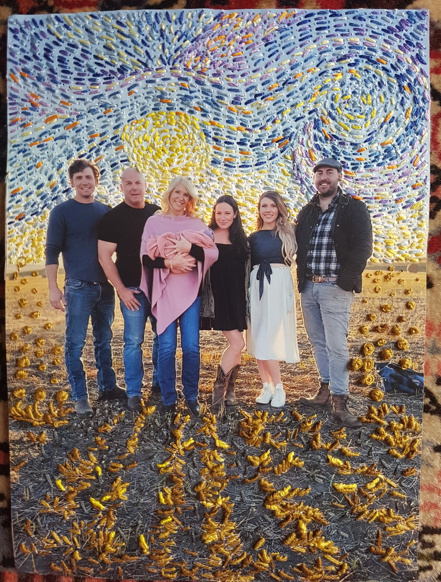 Family Portrait in the Alberta Fields