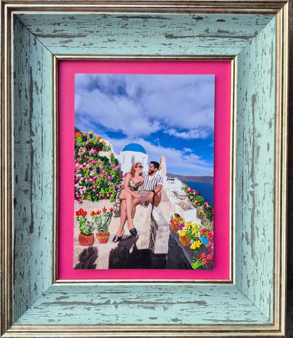 Santorini Flowers